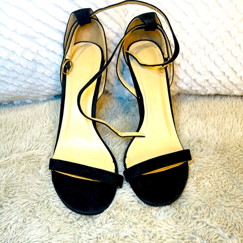 Black Heeled Sandals